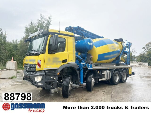 Mercedes-Benz Arocs 3246 B 8x4 Stetter Mischer 7m³, Pumpe 25m - Betoniauto: kuva Mercedes-Benz Arocs 3246 B 8x4 Stetter Mischer 7m³, Pumpe 25m - Betoniauto Mercedes-Benz Arocs 3246 B 8x4 Stetter Mischer 7m³, Pumpe 25m - Betoniauto: kuva Mercedes-Benz Arocs 3246 B 8x4 Stetter Mischer 7m³, Pumpe 25m - Betoniauto