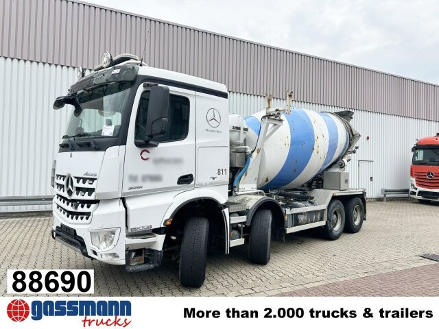 Mercedes-Benz Arocs 3251 8x4/4, Betonmischer Liebherr ca. 9m³ - Betoniauto: kuva Mercedes-Benz Arocs 3251 8x4/4, Betonmischer Liebherr ca. 9m³ - Betoniauto Mercedes-Benz Arocs 3251 8x4/4, Betonmischer Liebherr ca. 9m³ - Betoniauto: kuva Mercedes-Benz Arocs 3251 8x4/4, Betonmischer Liebherr ca. 9m³ - Betoniauto