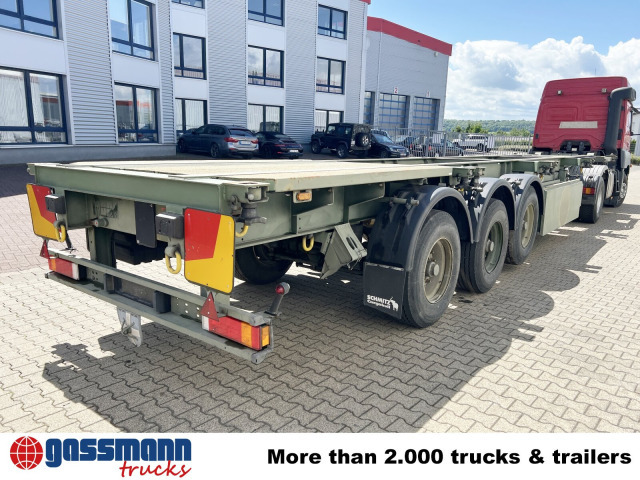 Konttialus/ Vaihtokuormatilat puoliperävaunu Schmitz Cargobull SCF 24 Containerchassis, 2x20/20/30/40ft,: kuva Konttialus/ Vaihtokuormatilat puoliperävaunu Schmitz Cargobull SCF 24 Containerchassis, 2x20/20/30/40ft,