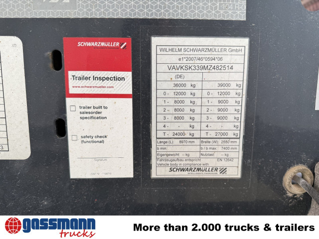 Kippiauto puoliperävaunu Schwarzmüller K-Serie Kippauflieger, Hardoxmulde ca. 24/26m³,: kuva Kippiauto puoliperävaunu Schwarzmüller K-Serie Kippauflieger, Hardoxmulde ca. 24/26m³,