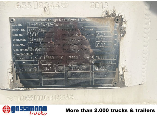 TAL 44.0/11-27, 43.950l, 4 Kammern, - Säiliöpuoliperävaunu: kuva TAL 44.0/11-27, 43.950l, 4 Kammern, - Säiliöpuoliperävaunu TAL 44.0/11-27, 43.950l, 4 Kammern, - Säiliöpuoliperävaunu: kuva TAL 44.0/11-27, 43.950l, 4 Kammern, - Säiliöpuoliperävaunu