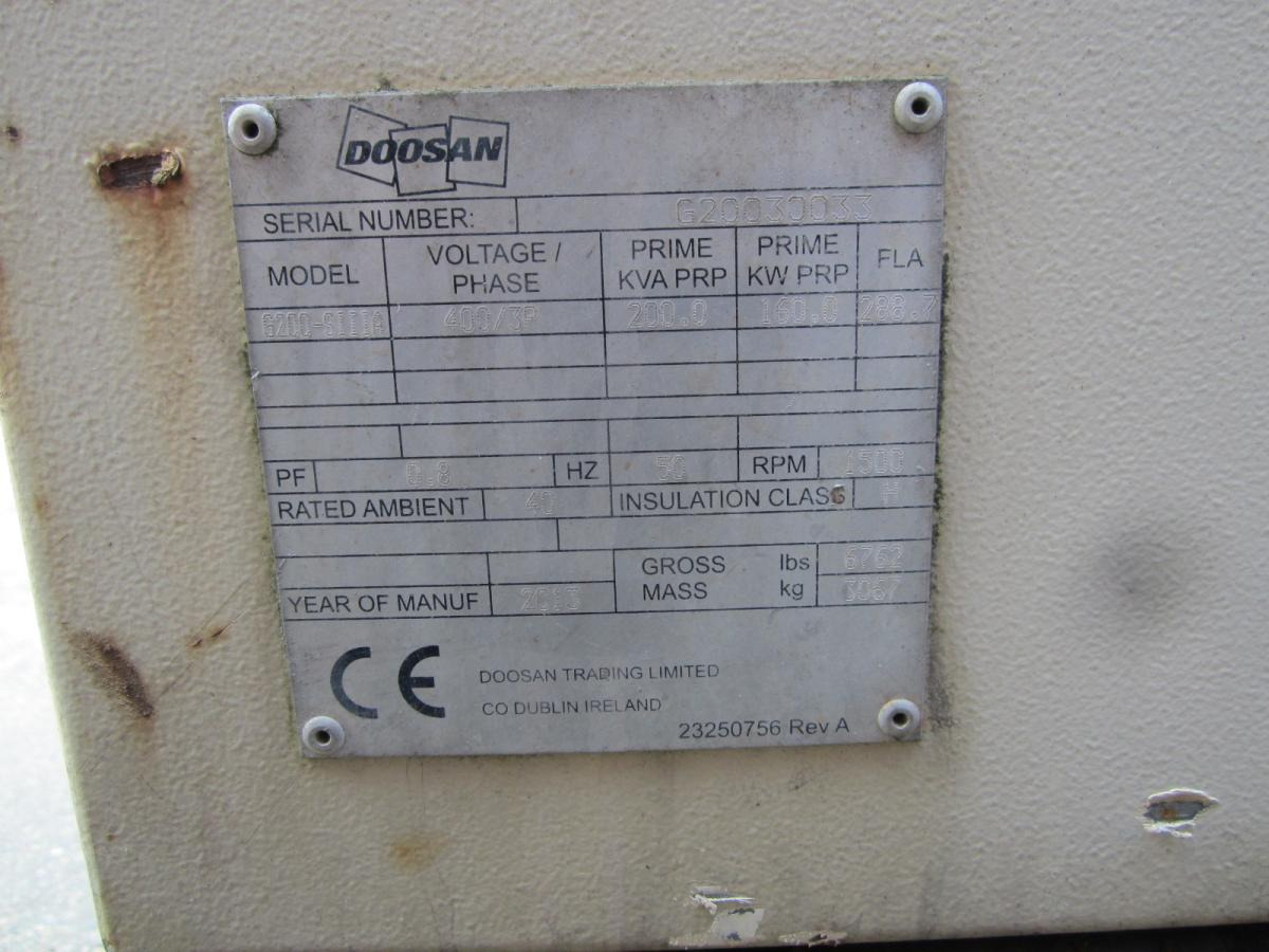 Doosan G200 - Sähkögeneraattori: kuva Doosan G200 - Sähkögeneraattori Doosan G200 - Sähkögeneraattori: kuva Doosan G200 - Sähkögeneraattori