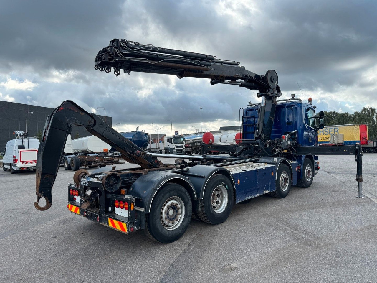 Scania G480 8x2*6 Hakenlift / Hiab 244 EP-5 Hipro - Nosturiauto: kuva Scania G480 8x2*6 Hakenlift / Hiab 244 EP-5 Hipro - Nosturiauto Scania G480 8x2*6 Hakenlift / Hiab 244 EP-5 Hipro - Nosturiauto: kuva Scania G480 8x2*6 Hakenlift / Hiab 244 EP-5 Hipro - Nosturiauto