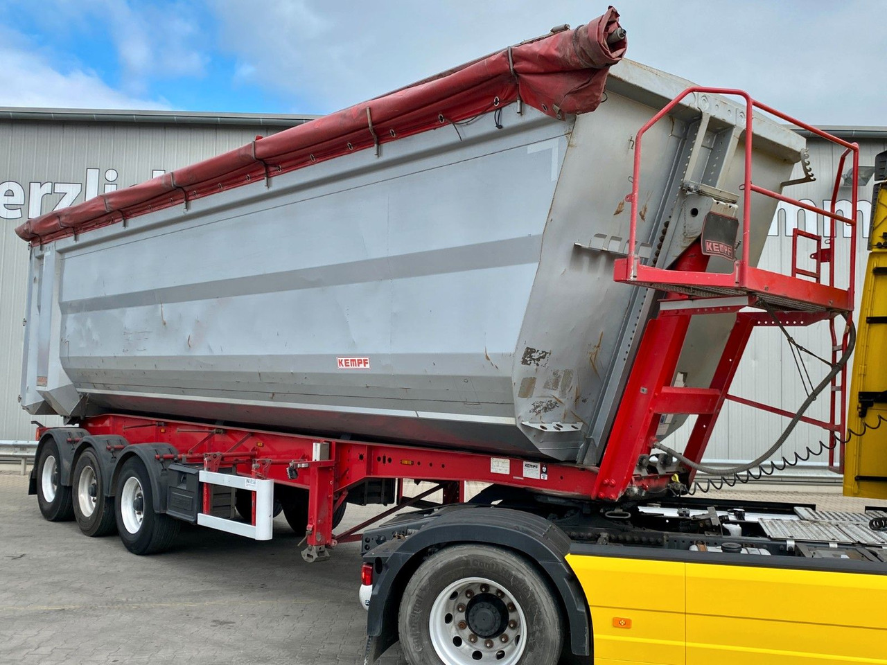 Kippiauto puoliperävaunu Kempf SKM 35/3 | Stahl 48m³*Getreideschieber*Lift*BPW: kuva Kippiauto puoliperävaunu Kempf SKM 35/3 | Stahl 48m³*Getreideschieber*Lift*BPW
