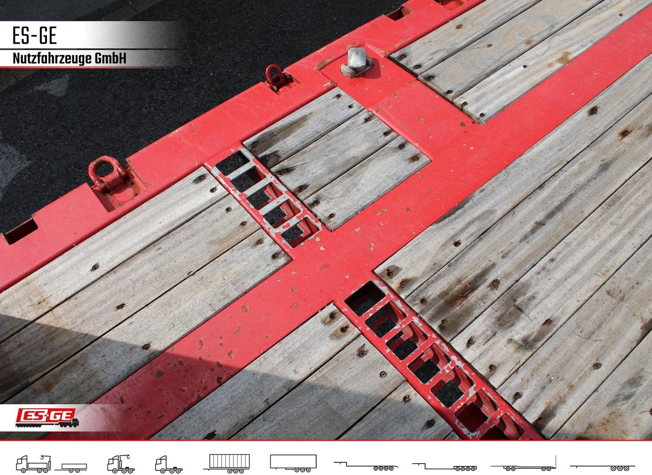 ES-GE 3-Achs Sattelanhänger - Rungen + CV - Lavapuoliperävaunu: kuva ES-GE 3-Achs Sattelanhänger - Rungen + CV - Lavapuoliperävaunu ES-GE 3-Achs Sattelanhänger - Rungen + CV - Lavapuoliperävaunu: kuva ES-GE 3-Achs Sattelanhänger - Rungen + CV - Lavapuoliperävaunu
