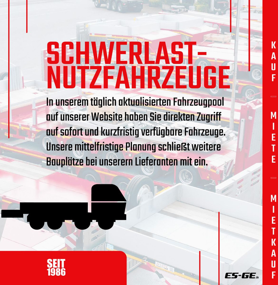 ES-GE 3-Achs-Satteltieflader mit Radmulden - Apuvaunu puoliperävaunu: kuva ES-GE 3-Achs-Satteltieflader mit Radmulden - Apuvaunu puoliperävaunu ES-GE 3-Achs-Satteltieflader mit Radmulden - Apuvaunu puoliperävaunu: kuva ES-GE 3-Achs-Satteltieflader mit Radmulden - Apuvaunu puoliperävaunu