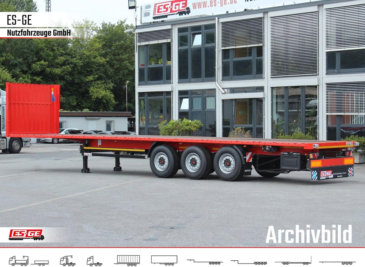 Kögel Multi Chassis. Rungen - Lavapuoliperävaunu: kuva Kögel Multi Chassis. Rungen - Lavapuoliperävaunu Kögel Multi Chassis. Rungen - Lavapuoliperävaunu: kuva Kögel Multi Chassis. Rungen - Lavapuoliperävaunu