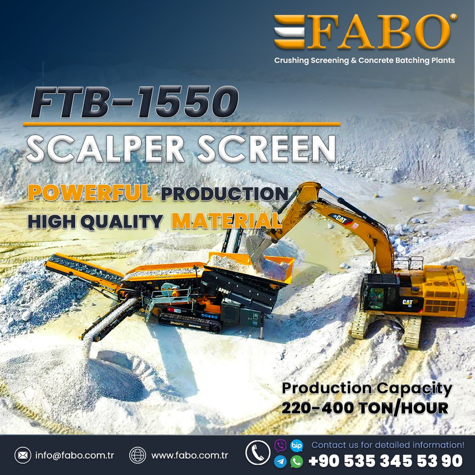 FABO Mobile crusher - Mobiilimurskain: kuva FABO Mobile crusher - Mobiilimurskain FABO Mobile crusher - Mobiilimurskain: kuva FABO Mobile crusher - Mobiilimurskain