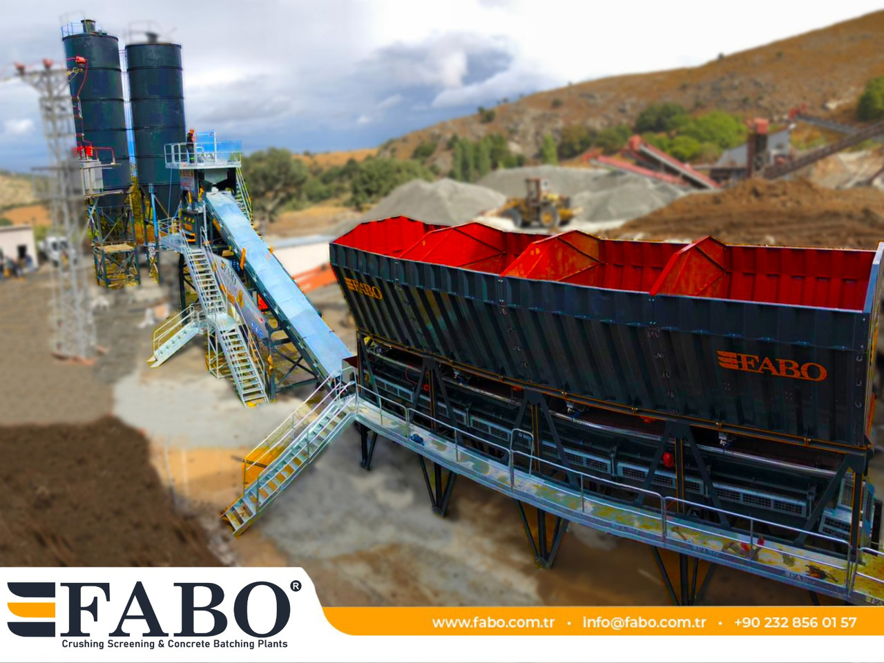 Uusi Sementtisiilo FABO cement silo: kuva Uusi Sementtisiilo FABO cement silo