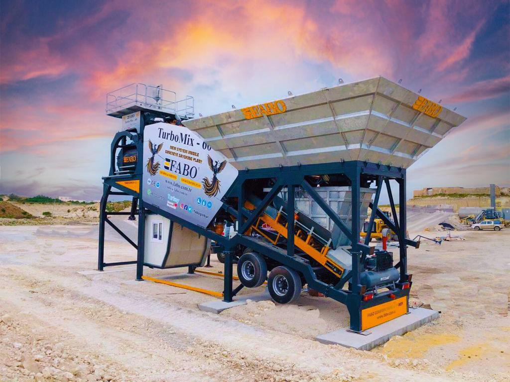 FABO mobile concrete batching plant - Betoniasema: kuva FABO mobile concrete batching plant - Betoniasema FABO mobile concrete batching plant - Betoniasema: kuva FABO mobile concrete batching plant - Betoniasema