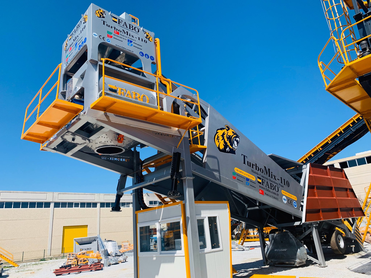 FABO mobile concrete batching plant - Betoniasema: kuva FABO mobile concrete batching plant - Betoniasema FABO mobile concrete batching plant - Betoniasema: kuva FABO mobile concrete batching plant - Betoniasema