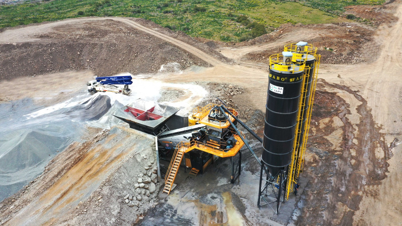 FABO mobile concrete batching plant - Betoniasema: kuva FABO mobile concrete batching plant - Betoniasema FABO mobile concrete batching plant - Betoniasema: kuva FABO mobile concrete batching plant - Betoniasema