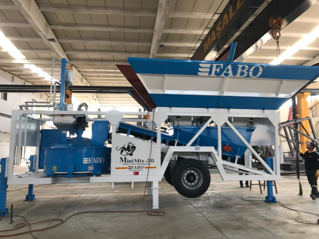 FABO mobile concrete batching plant - Betoniasema: kuva FABO mobile concrete batching plant - Betoniasema FABO mobile concrete batching plant - Betoniasema: kuva FABO mobile concrete batching plant - Betoniasema