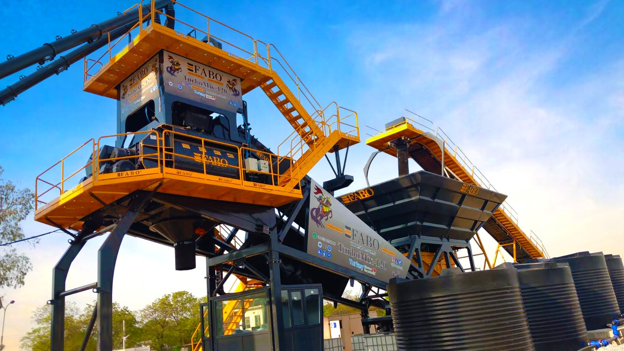 FABO mobile concrete batching plant - Betoniasema: kuva FABO mobile concrete batching plant - Betoniasema FABO mobile concrete batching plant - Betoniasema: kuva FABO mobile concrete batching plant - Betoniasema