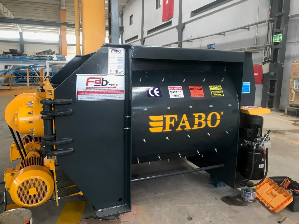 FABO twin shaft mixer - Betonimylly: kuva FABO twin shaft mixer - Betonimylly FABO twin shaft mixer - Betonimylly: kuva FABO twin shaft mixer - Betonimylly
