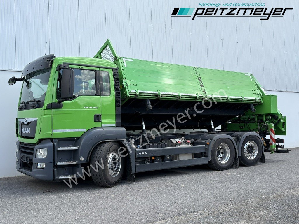 MAN TGS 26.460 FL 6x2 Kipper+Kran+Funk Lenkachse, 2-Seitenkipper, Atlas 172.3 - Kippiauto kuorma-auto: kuva MAN TGS 26.460 FL 6x2 Kipper+Kran+Funk Lenkachse, 2-Seitenkipper, Atlas 172.3 - Kippiauto kuorma-auto MAN TGS 26.460 FL 6x2 Kipper+Kran+Funk Lenkachse, 2-Seitenkipper, Atlas 172.3 - Kippiauto kuorma-auto: kuva MAN TGS 26.460 FL 6x2 Kipper+Kran+Funk Lenkachse, 2-Seitenkipper, Atlas 172.3 - Kippiauto kuorma-auto