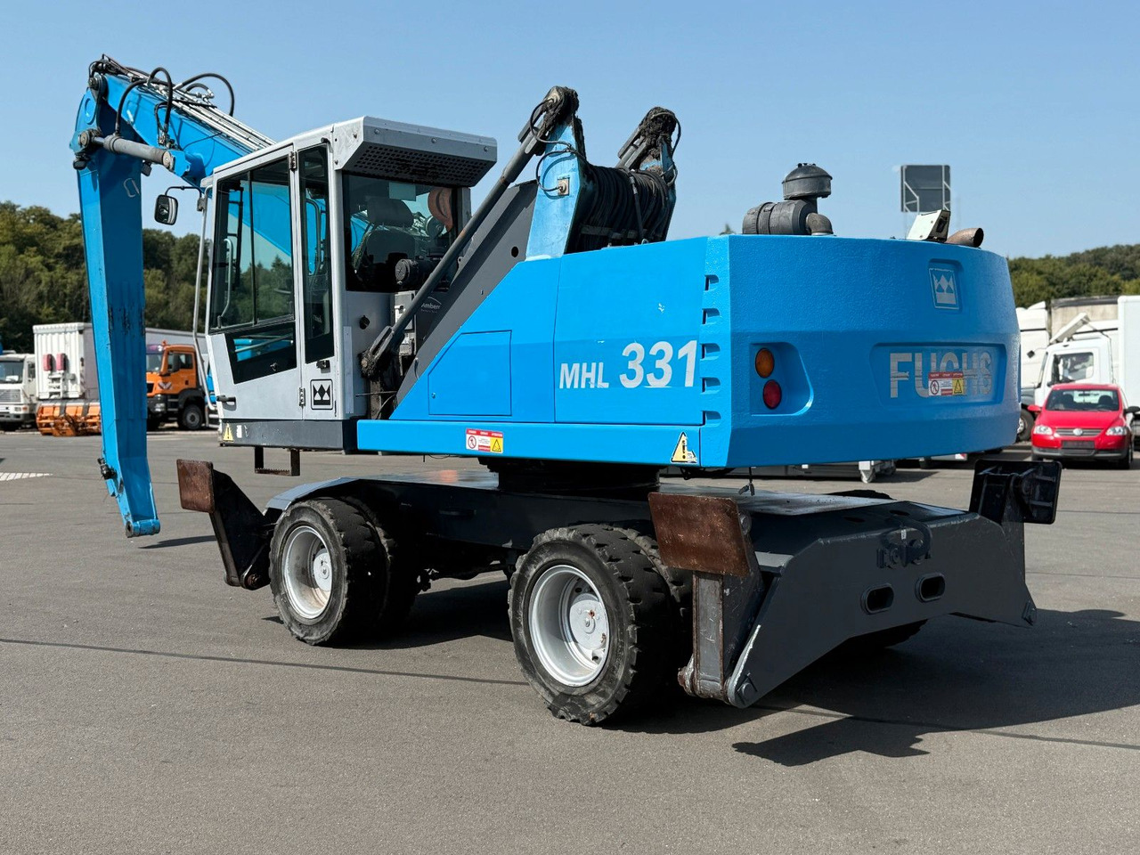 Fuchs MHL 331 - Pyöräalustainen kaivinkone: kuva Fuchs MHL 331 - Pyöräalustainen kaivinkone Fuchs MHL 331 - Pyöräalustainen kaivinkone: kuva Fuchs MHL 331 - Pyöräalustainen kaivinkone