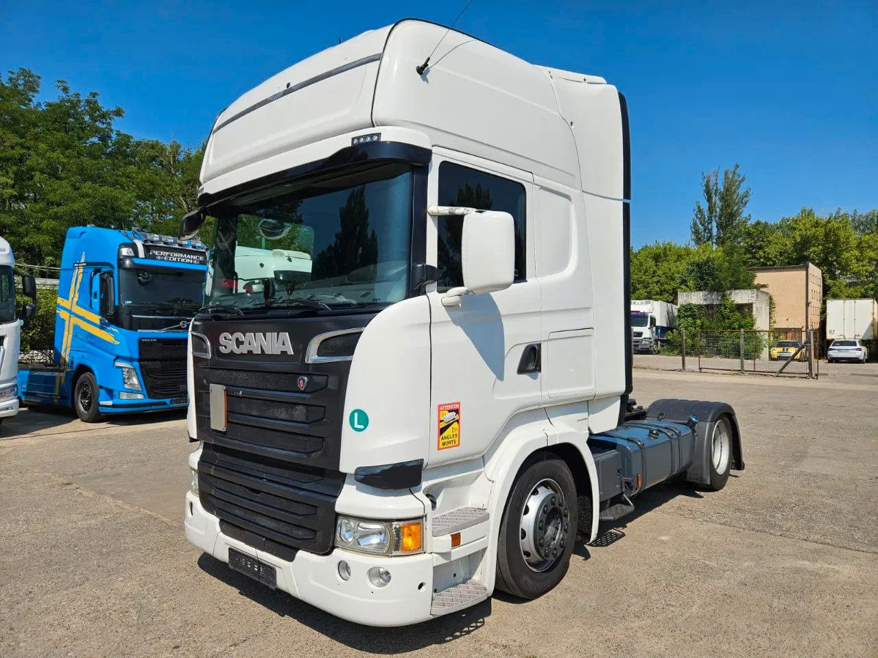 Scania R410 Mega, TopLine, StandKlima - Vetopöytäauto: kuva Scania R410 Mega, TopLine, StandKlima - Vetopöytäauto Scania R410 Mega, TopLine, StandKlima - Vetopöytäauto: kuva Scania R410 Mega, TopLine, StandKlima - Vetopöytäauto
