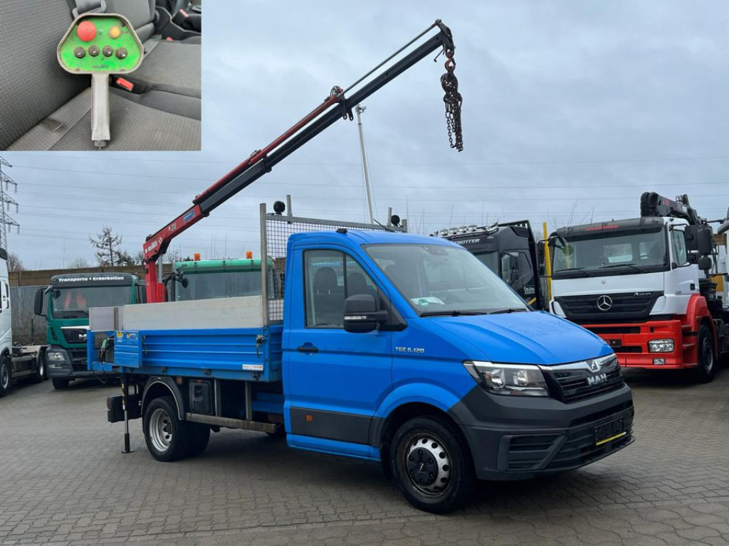 MAN TG-E 6.120 Pritsche Heckkran Funk - Avolava pakettiauto: kuva MAN TG-E 6.120 Pritsche Heckkran Funk - Avolava pakettiauto MAN TG-E 6.120 Pritsche Heckkran Funk - Avolava pakettiauto: kuva MAN TG-E 6.120 Pritsche Heckkran Funk - Avolava pakettiauto