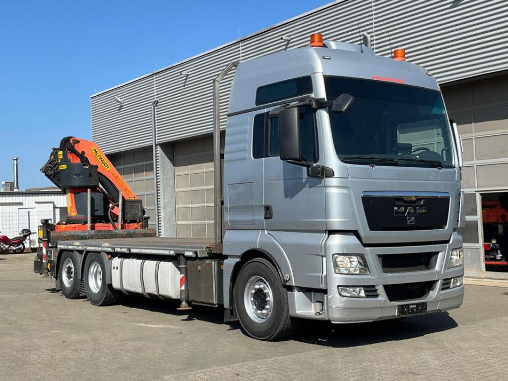 MAN TG-X 26.400 6x2 Pritsche Heckkran Palfinger 3400 - Lava-kuorma-auto, Nosturiauto: kuva MAN TG-X 26.400 6x2 Pritsche Heckkran Palfinger 3400 - Lava-kuorma-auto, Nosturiauto MAN TG-X 26.400 6x2 Pritsche Heckkran Palfinger 3400 - Lava-kuorma-auto, Nosturiauto: kuva MAN TG-X 26.400 6x2 Pritsche Heckkran Palfinger 3400 - Lava-kuorma-auto, Nosturiauto
