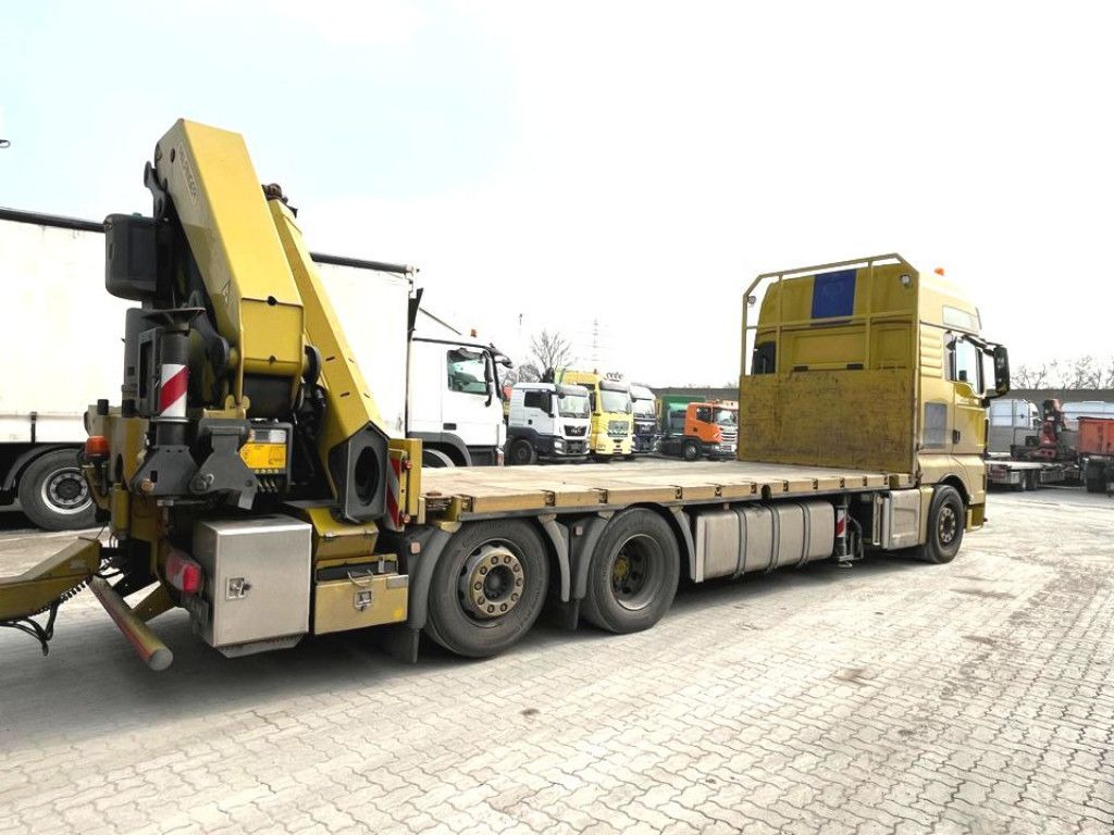 MAN TG-X 26.500 6x2-2 LL Pritsche Heckkran 53m/to, F - Lava-kuorma-auto, Nosturiauto: kuva MAN TG-X 26.500 6x2-2 LL Pritsche Heckkran 53m/to, F - Lava-kuorma-auto, Nosturiauto MAN TG-X 26.500 6x2-2 LL Pritsche Heckkran 53m/to, F - Lava-kuorma-auto, Nosturiauto: kuva MAN TG-X 26.500 6x2-2 LL Pritsche Heckkran 53m/to, F - Lava-kuorma-auto, Nosturiauto