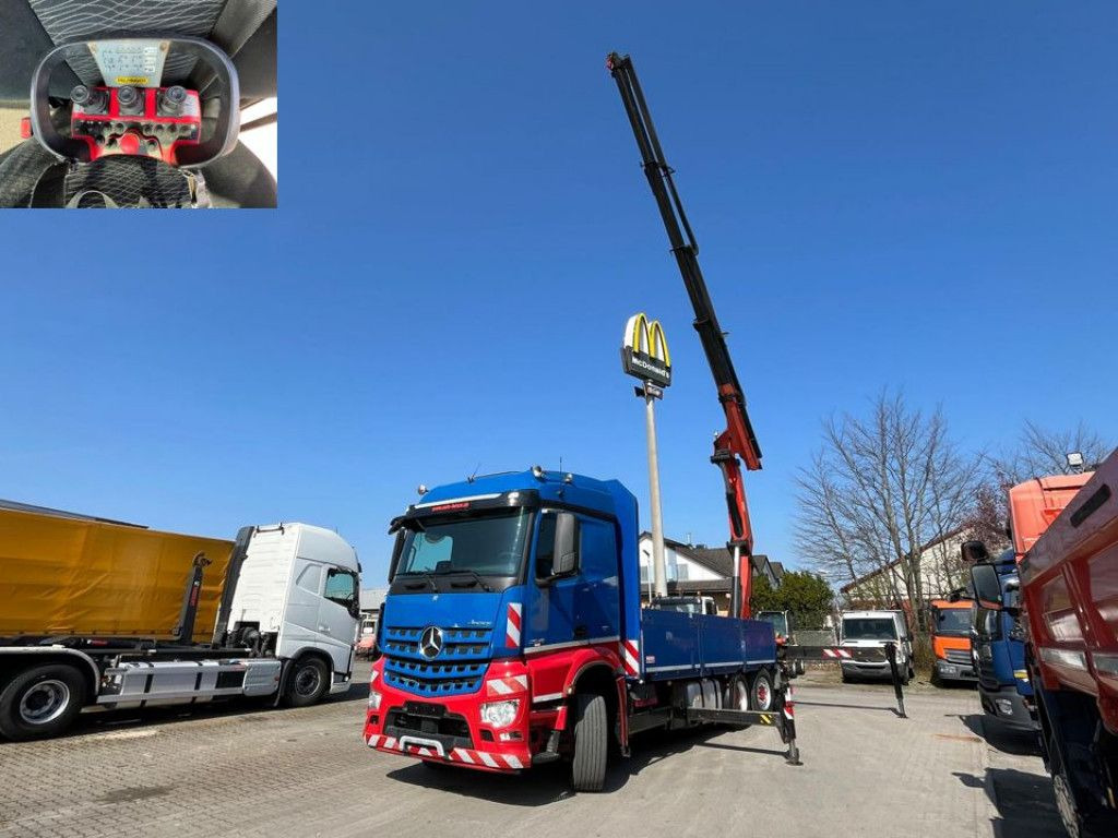 Mercedes-Benz Arocs 2545 6x4 HAD Pritsche Heckkran PK 41002 - Lava-kuorma-auto, Nosturiauto: kuva Mercedes-Benz Arocs 2545 6x4 HAD Pritsche Heckkran PK 41002 - Lava-kuorma-auto, Nosturiauto Mercedes-Benz Arocs 2545 6x4 HAD Pritsche Heckkran PK 41002 - Lava-kuorma-auto, Nosturiauto: kuva Mercedes-Benz Arocs 2545 6x4 HAD Pritsche Heckkran PK 41002 - Lava-kuorma-auto, Nosturiauto