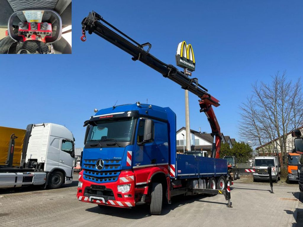 Mercedes-Benz Arocs 2545 6x4 HAD Pritsche Heckkran PK 41002 - Lava-kuorma-auto, Nosturiauto: kuva Mercedes-Benz Arocs 2545 6x4 HAD Pritsche Heckkran PK 41002 - Lava-kuorma-auto, Nosturiauto Mercedes-Benz Arocs 2545 6x4 HAD Pritsche Heckkran PK 41002 - Lava-kuorma-auto, Nosturiauto: kuva Mercedes-Benz Arocs 2545 6x4 HAD Pritsche Heckkran PK 41002 - Lava-kuorma-auto, Nosturiauto