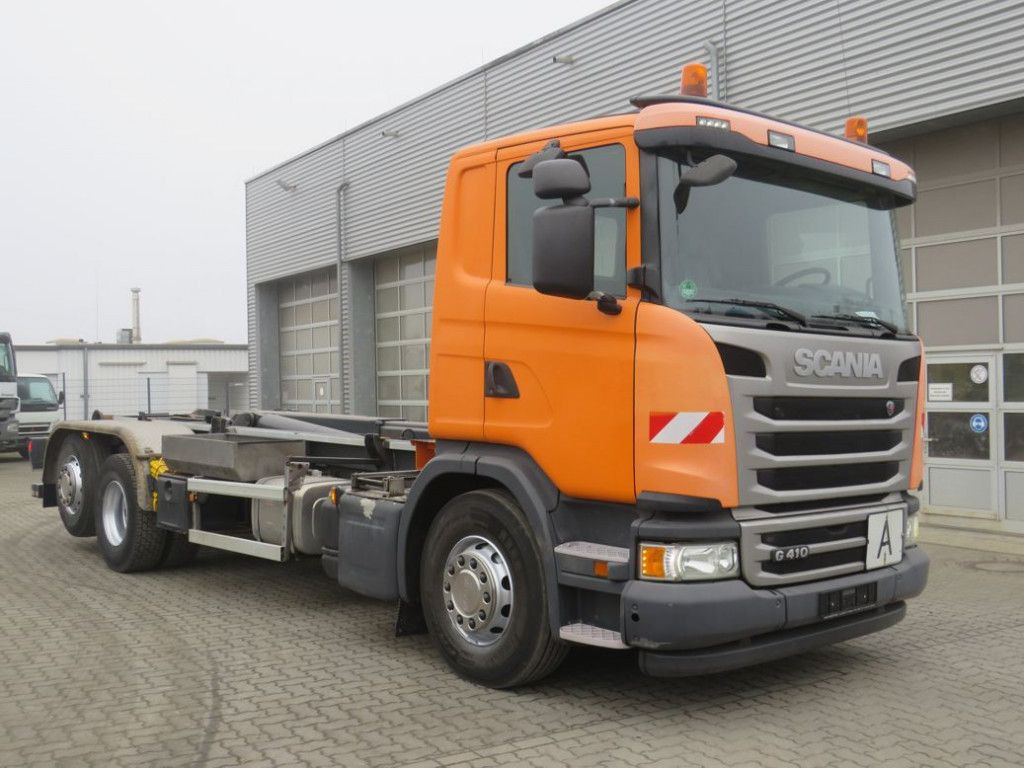 Scania G 410 LB 6x2*4HNA Abrollkipper Lift+Lenkachse 28 - Koukkulava kuorma-auto: kuva Scania G 410 LB 6x2*4HNA Abrollkipper Lift+Lenkachse 28 - Koukkulava kuorma-auto Scania G 410 LB 6x2*4HNA Abrollkipper Lift+Lenkachse 28 - Koukkulava kuorma-auto: kuva Scania G 410 LB 6x2*4HNA Abrollkipper Lift+Lenkachse 28 - Koukkulava kuorma-auto