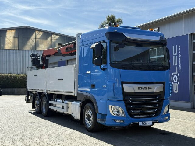 DAF XF 480 Pritsche Kran Plafinger 21000L - Lava-kuorma-auto, Nosturiauto: kuva DAF XF 480 Pritsche Kran Plafinger 21000L - Lava-kuorma-auto, Nosturiauto DAF XF 480 Pritsche Kran Plafinger 21000L - Lava-kuorma-auto, Nosturiauto: kuva DAF XF 480 Pritsche Kran Plafinger 21000L - Lava-kuorma-auto, Nosturiauto
