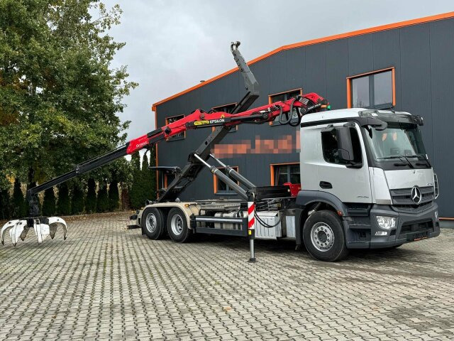 Mercedes-Benz ACTROS 2546 6x2 Abrollkip Kran Palfinger Q150Z95 - Koukkulava kuorma-auto, Nosturiauto: kuva Mercedes-Benz ACTROS 2546 6x2 Abrollkip Kran Palfinger Q150Z95 - Koukkulava kuorma-auto, Nosturiauto Mercedes-Benz ACTROS 2546 6x2 Abrollkip Kran Palfinger Q150Z95 - Koukkulava kuorma-auto, Nosturiauto: kuva Mercedes-Benz ACTROS 2546 6x2 Abrollkip Kran Palfinger Q150Z95 - Koukkulava kuorma-auto, Nosturiauto