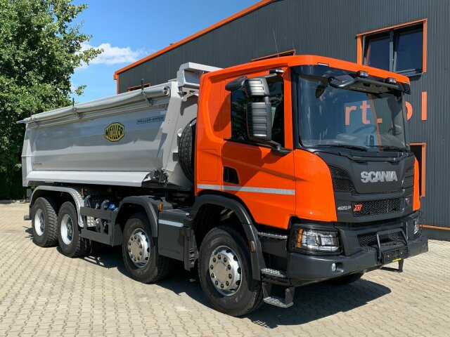 Scania P 420 8x4 Kipper Meiller 18,5m3 Euro 6 - Kippiauto kuorma-auto: kuva Scania P 420 8x4 Kipper Meiller 18,5m3 Euro 6 - Kippiauto kuorma-auto Scania P 420 8x4 Kipper Meiller 18,5m3 Euro 6 - Kippiauto kuorma-auto: kuva Scania P 420 8x4 Kipper Meiller 18,5m3 Euro 6 - Kippiauto kuorma-auto