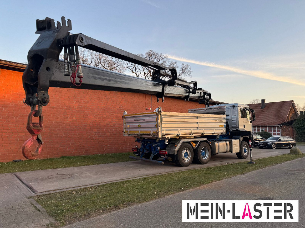 Kippiauto kuorma-auto, Nosturiauto MAN Aufbau Meiller Bordmatik + HMF 1330 K4 15m Funk: kuva Kippiauto kuorma-auto, Nosturiauto MAN Aufbau Meiller Bordmatik + HMF 1330 K4 15m Funk Kippiauto kuorma-auto, Nosturiauto MAN Aufbau Meiller Bordmatik + HMF 1330 K4 15m Funk: kuva Kippiauto kuorma-auto, Nosturiauto MAN Aufbau Meiller Bordmatik + HMF 1330 K4 15m Funk