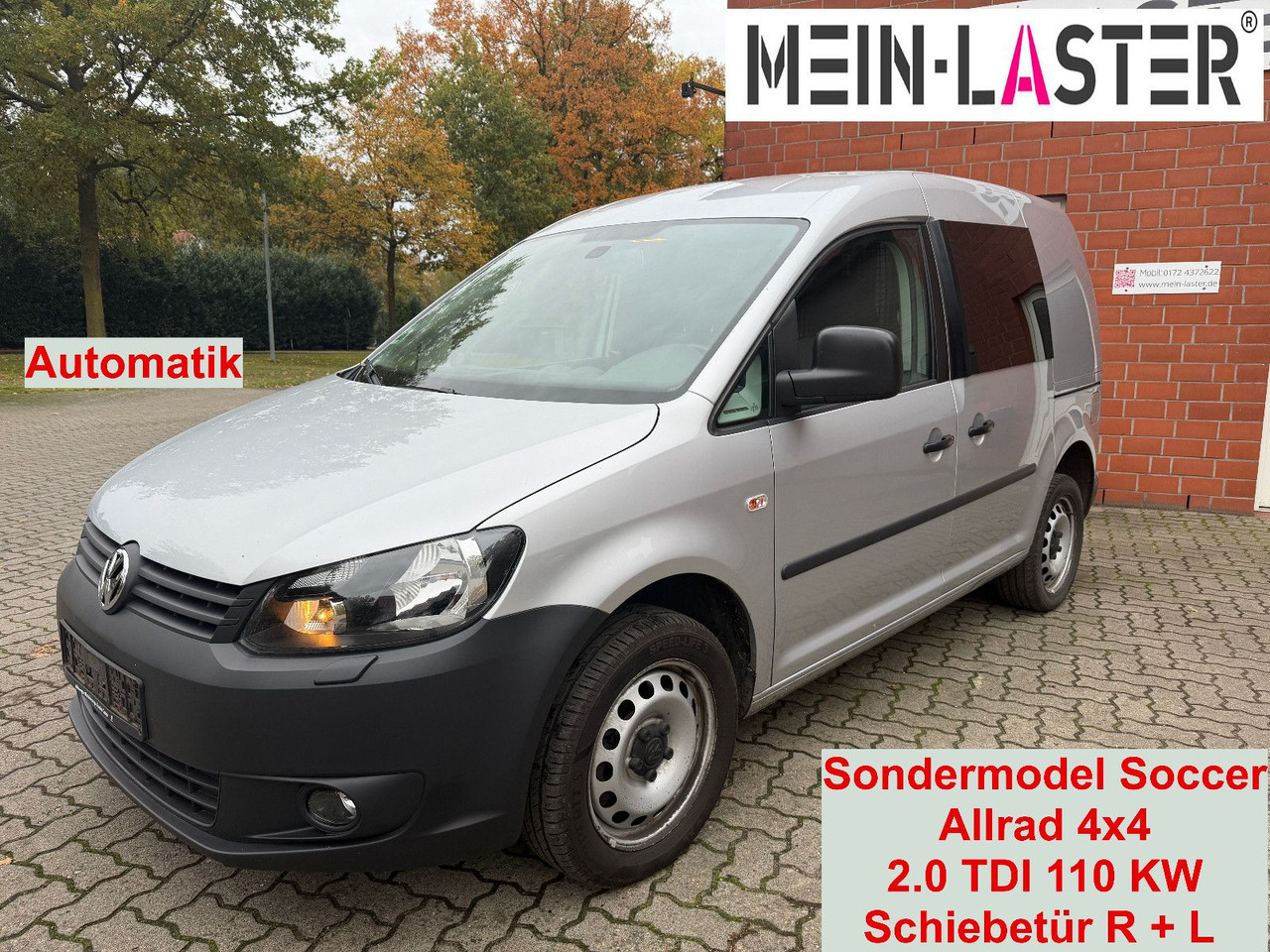 Volkswagen Caddy 2.0 TDI Kasten Soccer 4Motion Automatik - Pakettiauto: kuva Volkswagen Caddy 2.0 TDI Kasten Soccer 4Motion Automatik - Pakettiauto Volkswagen Caddy 2.0 TDI Kasten Soccer 4Motion Automatik - Pakettiauto: kuva Volkswagen Caddy 2.0 TDI Kasten Soccer 4Motion Automatik - Pakettiauto