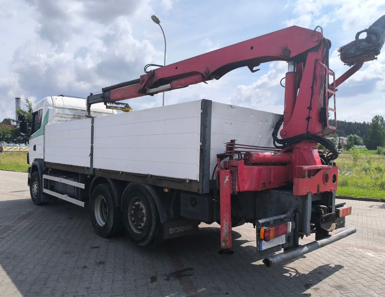 SCANIA 144.460 - Lava-kuorma-auto, Nosturiauto: kuva SCANIA 144.460 - Lava-kuorma-auto, Nosturiauto SCANIA 144.460 - Lava-kuorma-auto, Nosturiauto: kuva SCANIA 144.460 - Lava-kuorma-auto, Nosturiauto
