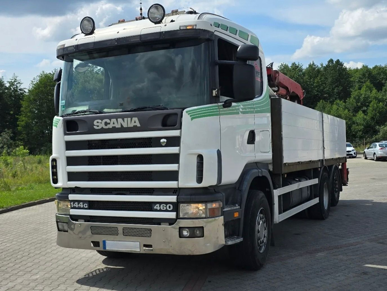 SCANIA 144.460 - Lava-kuorma-auto, Nosturiauto: kuva SCANIA 144.460 - Lava-kuorma-auto, Nosturiauto SCANIA 144.460 - Lava-kuorma-auto, Nosturiauto: kuva SCANIA 144.460 - Lava-kuorma-auto, Nosturiauto