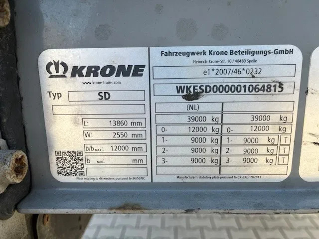 Krone 2023 Krone XL mega hupac flat with damage - Umpikori puoliperävaunu: kuva Krone 2023 Krone XL mega hupac flat with damage - Umpikori puoliperävaunu Krone 2023 Krone XL mega hupac flat with damage - Umpikori puoliperävaunu: kuva Krone 2023 Krone XL mega hupac flat with damage - Umpikori puoliperävaunu