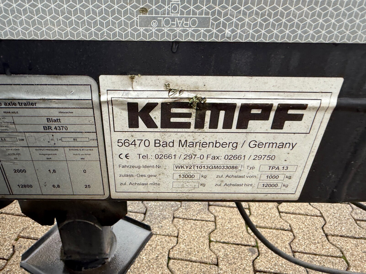 Kempf TPA 13 TPA 13 Anhänger für Absetzcontainer - Vaihtolavaperävaunu/ Nostovarsi vaihtolavaperävaunu: kuva Kempf TPA 13 TPA 13 Anhänger für Absetzcontainer - Vaihtolavaperävaunu/ Nostovarsi vaihtolavaperävaunu Kempf TPA 13 TPA 13 Anhänger für Absetzcontainer - Vaihtolavaperävaunu/ Nostovarsi vaihtolavaperävaunu: kuva Kempf TPA 13 TPA 13 Anhänger für Absetzcontainer - Vaihtolavaperävaunu/ Nostovarsi vaihtolavaperävaunu