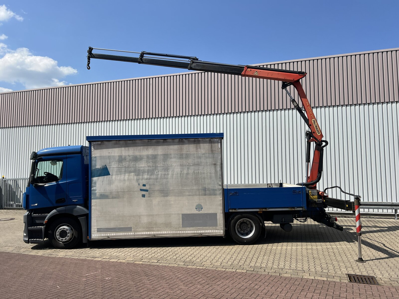 Nosturiauto Mercedes-Benz Antos 1836 L 4x2 Antos 1836 L 4x2, Glastransporter, Heckkran Palfinger Pk 12002-EH, Funk: kuva Nosturiauto Mercedes-Benz Antos 1836 L 4x2 Antos 1836 L 4x2, Glastransporter, Heckkran Palfinger Pk 12002-EH, Funk
