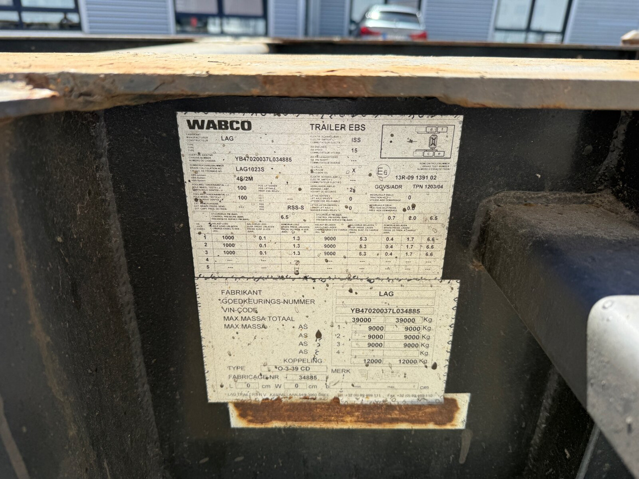 Lag 0-3-39 CD Containerchassis 0-3-39 CD Containerchassis, 20ft und 30ft, ADR - Puoliperävaunu: kuva Lag 0-3-39 CD Containerchassis 0-3-39 CD Containerchassis, 20ft und 30ft, ADR - Puoliperävaunu Lag 0-3-39 CD Containerchassis 0-3-39 CD Containerchassis, 20ft und 30ft, ADR - Puoliperävaunu: kuva Lag 0-3-39 CD Containerchassis 0-3-39 CD Containerchassis, 20ft und 30ft, ADR - Puoliperävaunu