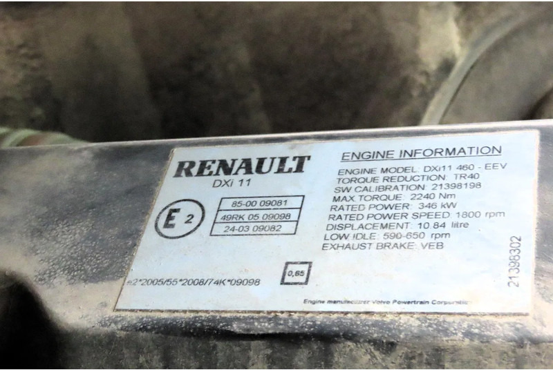 Vetopöytäauto Renault Premium 460 VF624GPA000075552 EVV, 2 tanks! FRIGO: kuva Vetopöytäauto Renault Premium 460 VF624GPA000075552 EVV, 2 tanks! FRIGO