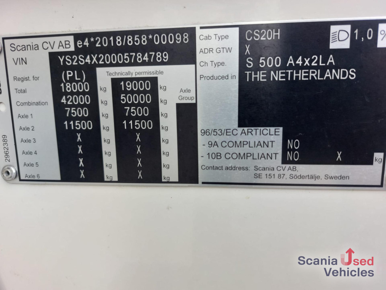 SCANIA S 500 A4x2LA Highline 4-Balg Luftfederung LEDER - Vetopöytäauto: kuva SCANIA S 500 A4x2LA Highline 4-Balg Luftfederung LEDER - Vetopöytäauto SCANIA S 500 A4x2LA Highline 4-Balg Luftfederung LEDER - Vetopöytäauto: kuva SCANIA S 500 A4x2LA Highline 4-Balg Luftfederung LEDER - Vetopöytäauto