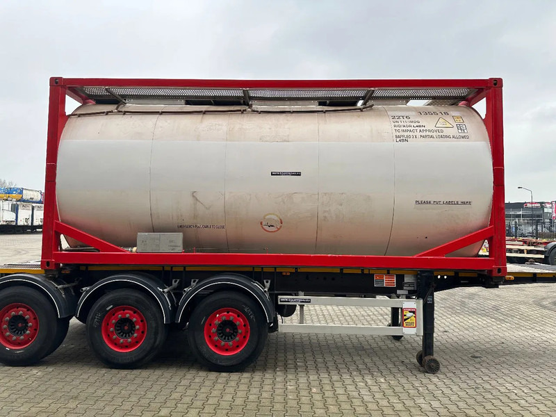 Burg 20FT ADR (EX/II, EX/III, FL, AT) Chassis + Tankcontainer 26.000L /3 baffels - Säiliöpuoliperävaunu: kuva Burg 20FT ADR (EX/II, EX/III, FL, AT) Chassis + Tankcontainer 26.000L /3 baffels - Säiliöpuoliperävaunu Burg 20FT ADR (EX/II, EX/III, FL, AT) Chassis + Tankcontainer 26.000L /3 baffels - Säiliöpuoliperävaunu: kuva Burg 20FT ADR (EX/II, EX/III, FL, AT) Chassis + Tankcontainer 26.000L /3 baffels - Säiliöpuoliperävaunu