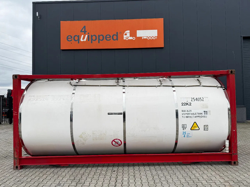 CIMC 20FT ISO, 25.080L / 1-COMP / 3 BAFFELS / T12 / 4 manholes / ADR valid until 02/2027 - Varastosäiliö: kuva CIMC 20FT ISO, 25.080L / 1-COMP / 3 BAFFELS / T12 / 4 manholes / ADR valid until 02/2027 - Varastosäiliö CIMC 20FT ISO, 25.080L / 1-COMP / 3 BAFFELS / T12 / 4 manholes / ADR valid until 02/2027 - Varastosäiliö: kuva CIMC 20FT ISO, 25.080L / 1-COMP / 3 BAFFELS / T12 / 4 manholes / ADR valid until 02/2027 - Varastosäiliö