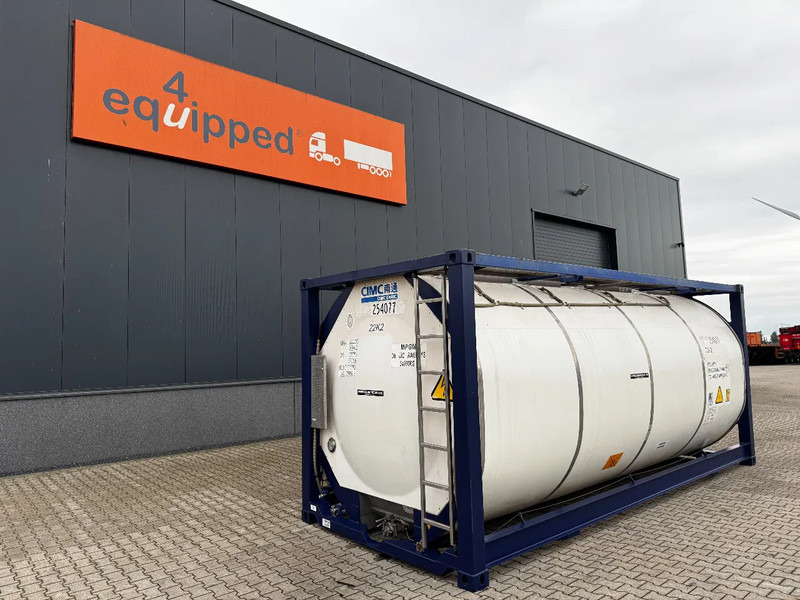 CIMC 20FT ISO, 25.090L / 1-COMP / 3 BAFFELS / T12 / 22T6 / 4 LIDS / ADR valid until 04/2027 - Varastosäiliö: kuva CIMC 20FT ISO, 25.090L / 1-COMP / 3 BAFFELS / T12 / 22T6 / 4 LIDS / ADR valid until 04/2027 - Varastosäiliö CIMC 20FT ISO, 25.090L / 1-COMP / 3 BAFFELS / T12 / 22T6 / 4 LIDS / ADR valid until 04/2027 - Varastosäiliö: kuva CIMC 20FT ISO, 25.090L / 1-COMP / 3 BAFFELS / T12 / 22T6 / 4 LIDS / ADR valid until 04/2027 - Varastosäiliö