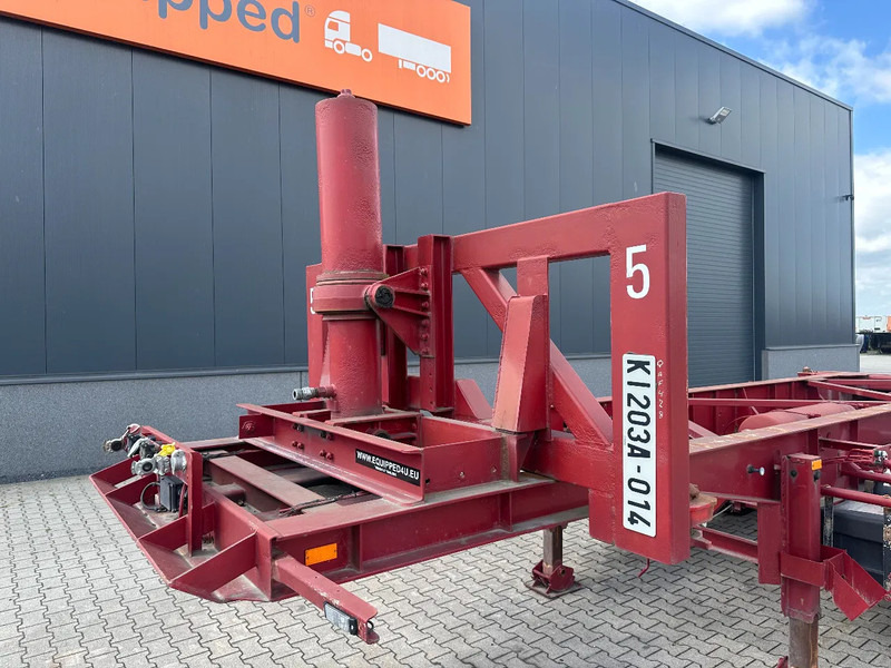 Konttialus/ Vaihtokuormatilat puoliperävaunu Van Hool 3 AXLE 20FT KIEP-CHASSIS, BPW + TROMMELREMMEN: kuva Konttialus/ Vaihtokuormatilat puoliperävaunu Van Hool 3 AXLE 20FT KIEP-CHASSIS, BPW + TROMMELREMMEN