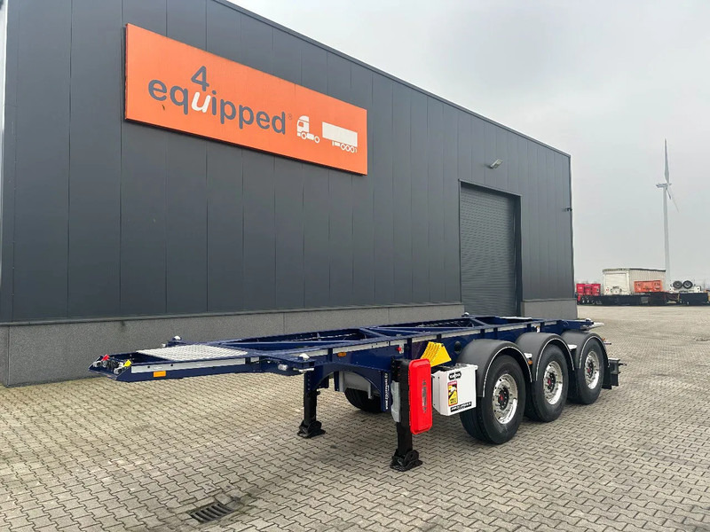 Van Hool NEW / DIRECT AVAILABLE 20FT ADR-CHASSIS, EMPTY WEIGHT: 3.300KG, DISCBRAKES, 3x available, ALU WHEELS - Konttialus/ Vaihtokuormatilat puoliperävaunu: kuva Van Hool NEW / DIRECT AVAILABLE 20FT ADR-CHASSIS, EMPTY WEIGHT: 3.300KG, DISCBRAKES, 3x available, ALU WHEELS - Konttialus/ Vaihtokuormatilat puoliperävaunu Van Hool NEW / DIRECT AVAILABLE 20FT ADR-CHASSIS, EMPTY WEIGHT: 3.300KG, DISCBRAKES, 3x available, ALU WHEELS - Konttialus/ Vaihtokuormatilat puoliperävaunu: kuva Van Hool NEW / DIRECT AVAILABLE 20FT ADR-CHASSIS, EMPTY WEIGHT: 3.300KG, DISCBRAKES, 3x available, ALU WHEELS - Konttialus/ Vaihtokuormatilat puoliperävaunu