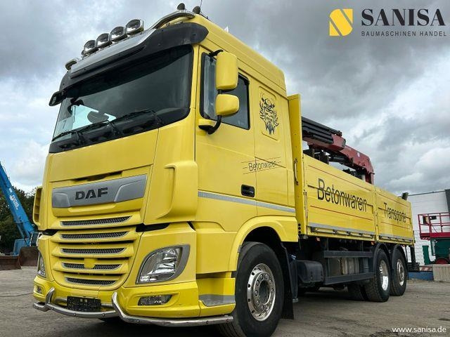 DAF XF 480/HMF 2530 L-CR Kran/Lenk/Lift/Baustoff - Nosturiauto: kuva DAF XF 480/HMF 2530 L-CR Kran/Lenk/Lift/Baustoff - Nosturiauto DAF XF 480/HMF 2530 L-CR Kran/Lenk/Lift/Baustoff - Nosturiauto: kuva DAF XF 480/HMF 2530 L-CR Kran/Lenk/Lift/Baustoff - Nosturiauto