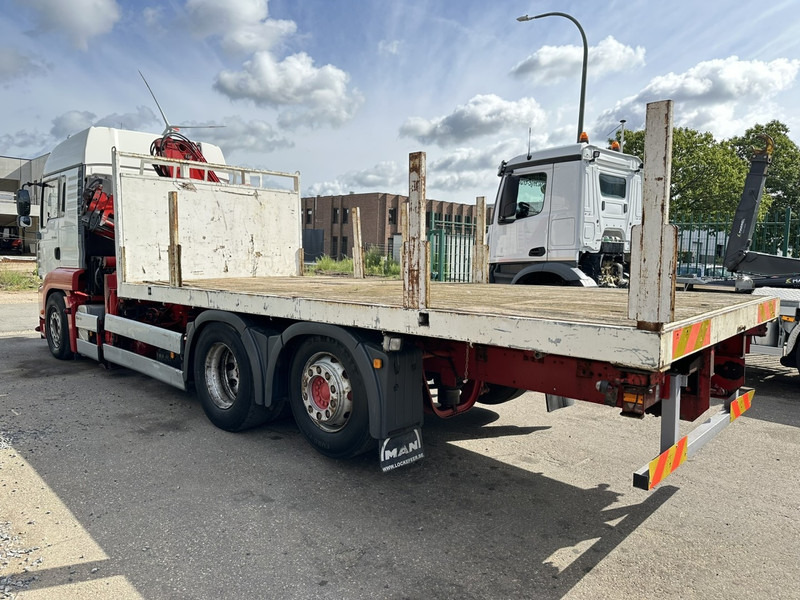 Lava-kuorma-auto, Nosturiauto MAN TG 360 A 6x2 + KRAN ATLAS 100.1 A3 - PLATFORM 5m80 - E3 - LIFT-AXLE - FULL AIR SUSPENSION - ZF AS TRONIC -  BE TRUCK: kuva Lava-kuorma-auto, Nosturiauto MAN TG 360 A 6x2 + KRAN ATLAS 100.1 A3 - PLATFORM 5m80 - E3 - LIFT-AXLE - FULL AIR SUSPENSION - ZF AS TRONIC -  BE TRUCK