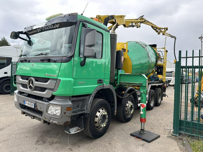 Mercedes-Benz ACTROS 3241 8x4 PUMI PM M 21-3 (21m) Putzmeister - *238.000km* / 1586H - EPS - BLADVERING / NAAFREDUCTIE - Betonipumppuauto: kuva Mercedes-Benz ACTROS 3241 8x4 PUMI PM M 21-3 (21m) Putzmeister - *238.000km* / 1586H - EPS - BLADVERING / NAAFREDUCTIE - Betonipumppuauto Mercedes-Benz ACTROS 3241 8x4 PUMI PM M 21-3 (21m) Putzmeister - *238.000km* / 1586H - EPS - BLADVERING / NAAFREDUCTIE - Betonipumppuauto: kuva Mercedes-Benz ACTROS 3241 8x4 PUMI PM M 21-3 (21m) Putzmeister - *238.000km* / 1586H - EPS - BLADVERING / NAAFREDUCTIE - Betonipumppuauto