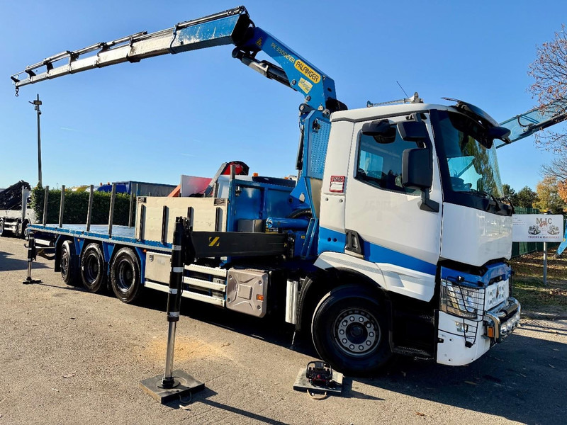 Renault C480 8x4 Pritsche + Kran (20m!) PALFINGER PK33002-EH E (6x) - PLATFORM 8m25 - LIFT/STEERING - GOOD TIRES - BE TRUCK - Lava-kuorma-auto, Nosturiauto: kuva Renault C480 8x4 Pritsche + Kran (20m!) PALFINGER PK33002-EH E (6x) - PLATFORM 8m25 - LIFT/STEERING - GOOD TIRES - BE TRUCK - Lava-kuorma-auto, Nosturiauto Renault C480 8x4 Pritsche + Kran (20m!) PALFINGER PK33002-EH E (6x) - PLATFORM 8m25 - LIFT/STEERING - GOOD TIRES - BE TRUCK - Lava-kuorma-auto, Nosturiauto: kuva Renault C480 8x4 Pritsche + Kran (20m!) PALFINGER PK33002-EH E (6x) - PLATFORM 8m25 - LIFT/STEERING - GOOD TIRES - BE TRUCK - Lava-kuorma-auto, Nosturiauto